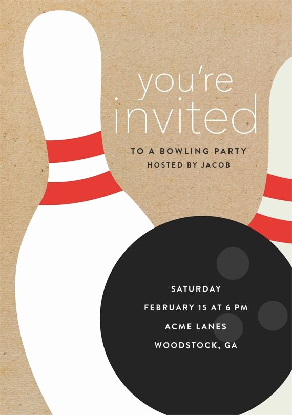 Free Bowling Party Invitations Best Of Best 25 Bowling Party Invitations Ideas On Pinterest