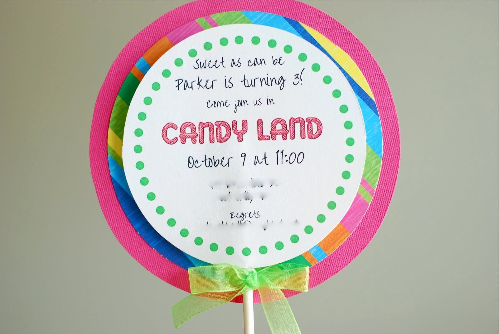 Free Candyland Invitation Template Inspirational Free Printable Candyland Invitation Templates