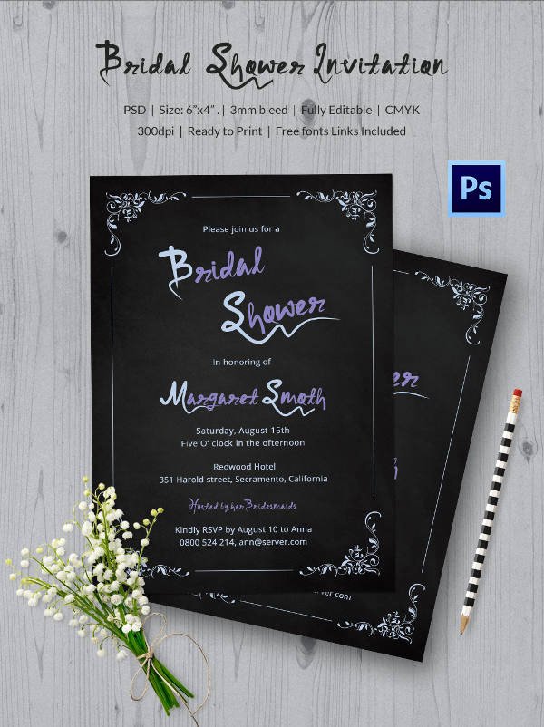 Free Chalkboard Invitation Templates Lovely Chalkboard Invitation Template 45 Free Jpg Psd Indesign format Download