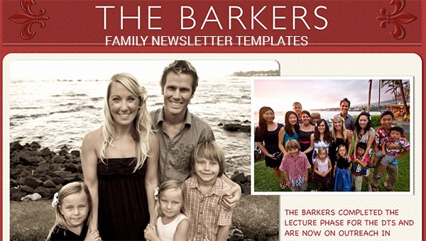 Free Family Newsletter Template Luxury 9 Family Newsletter Templates Free Word Documents Download