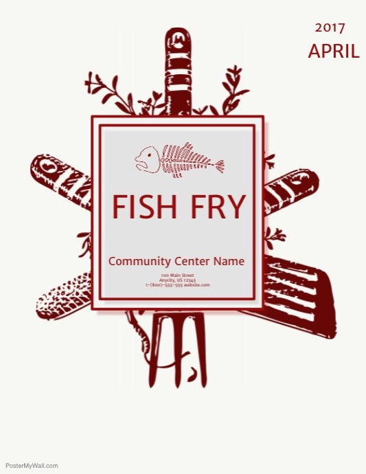 Free Fish Fry Flyer Template Elegant Fish Fry Template