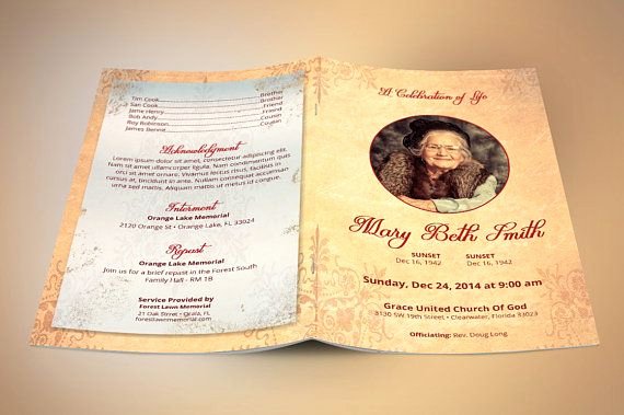 Free Funeral Program Template Photoshop Lovely 417 Best Images About Best Creative Funeral Program Templates for Shop On Pinterest
