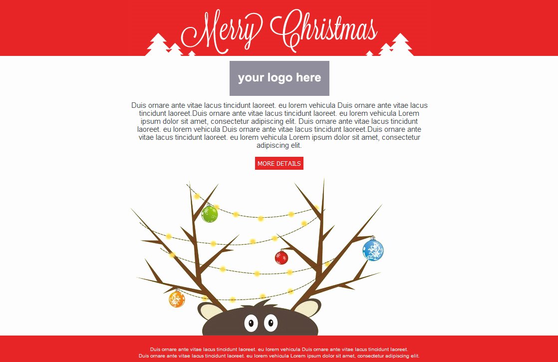 Free Holiday Email Templates Awesome Free Email Templates for Christmas Card Greeting Sendblaster Bulk Email software