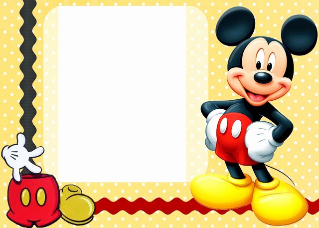 Free Mickey Mouse Invitations Personalized Luxury Free Printable Mickey Mouse Birthday Cards
