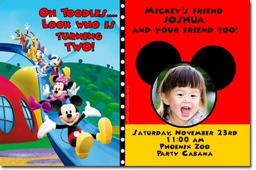 Free Mickey Mouse Invitations Personalized New Mickey Mouse Clubhouse Birthday Invitations Download Jpg now