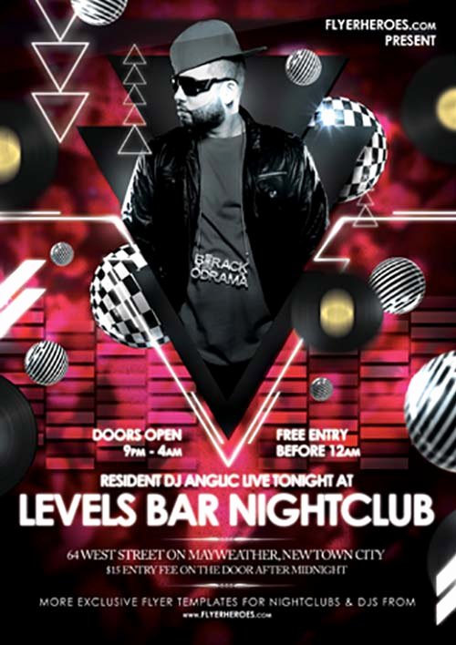 Free Nightclub Flyer Templates Best Of Levels Free Nightclub Flyer Template for Club Party events