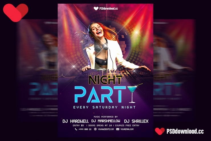 Free Nightclub Flyer Templates Inspirational [get Free] Night Party Flyer Template