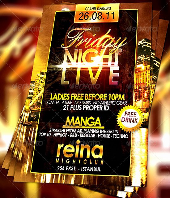 Free Nightclub Flyer Templates New 160 Free and Premium Psd Flyer Design Templates Print Ready Icanbecreative