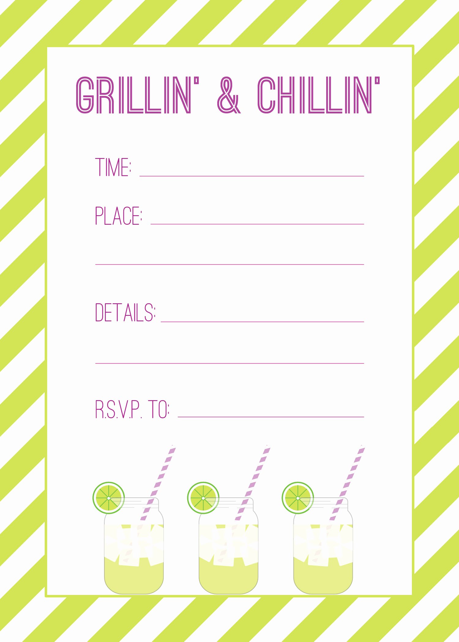 Free Printable Anniversary Invitations Fresh Grillin’ &amp; Chillin’ – Free Printable Cook Out Invitations
