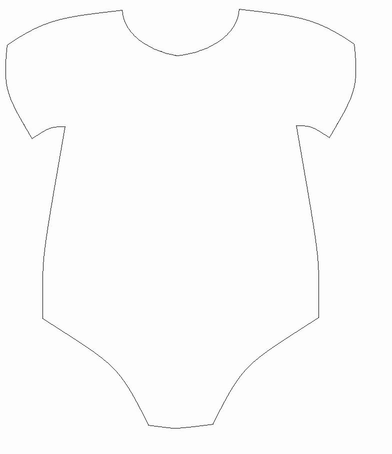 Free Printable Baby Onesie Template Best Of Baby E Piece Templates thelittledabbler