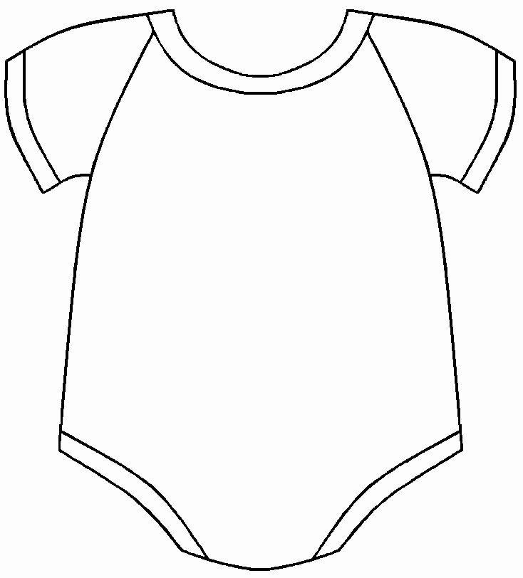 Free Printable Baby Onesie Template New Baby E Piece Templates thelittledabbler