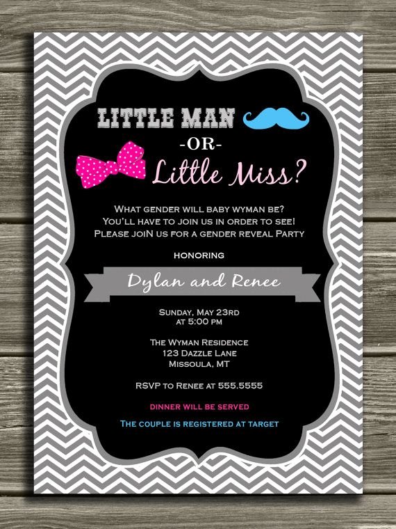 Free Printable Gender Reveal Invitations Inspirational Gender Reveal Party Invitation Free Thank by Dazzleexpressions $15 00 Babies