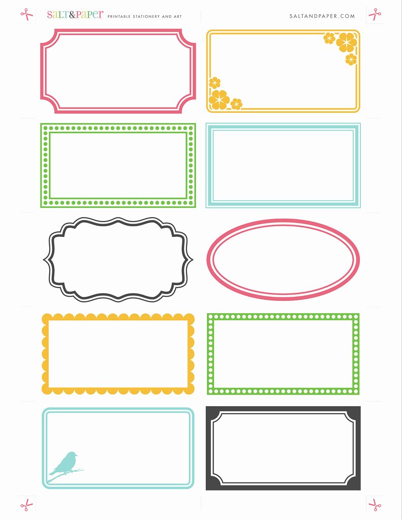 Free Printable Price Tags Template Awesome Printable Labels From Saltandpaper for A High Resoluti…