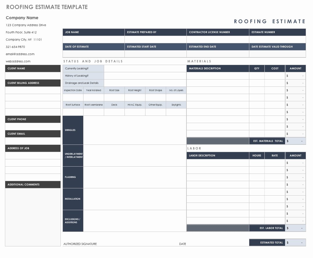 Free Roofing Estimate Template New Calendar January 2020 Uk Bank Holidays Excelpdfword Templates