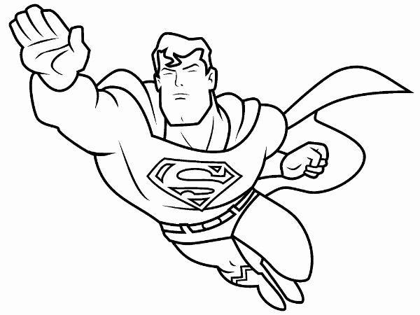 Free Superhero Coloring Pages Awesome Image Result for Superman Coloring Page Easy Moses S 4th Bday Superman Party