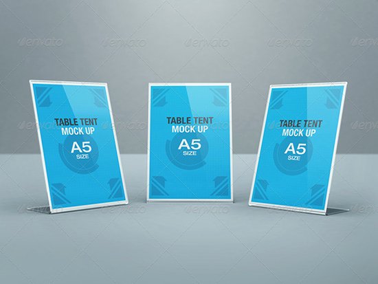 Free Table Tent Mockup Awesome 20 Table Tent Card Mockups &amp; Psd Templates