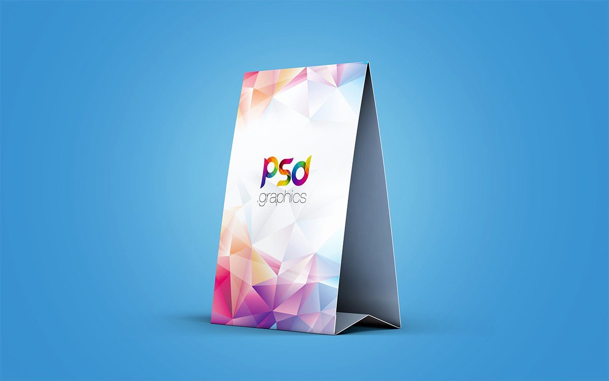 Free Table Tent Mockup Inspirational Table Tent Card Mockup Psd Download Psd