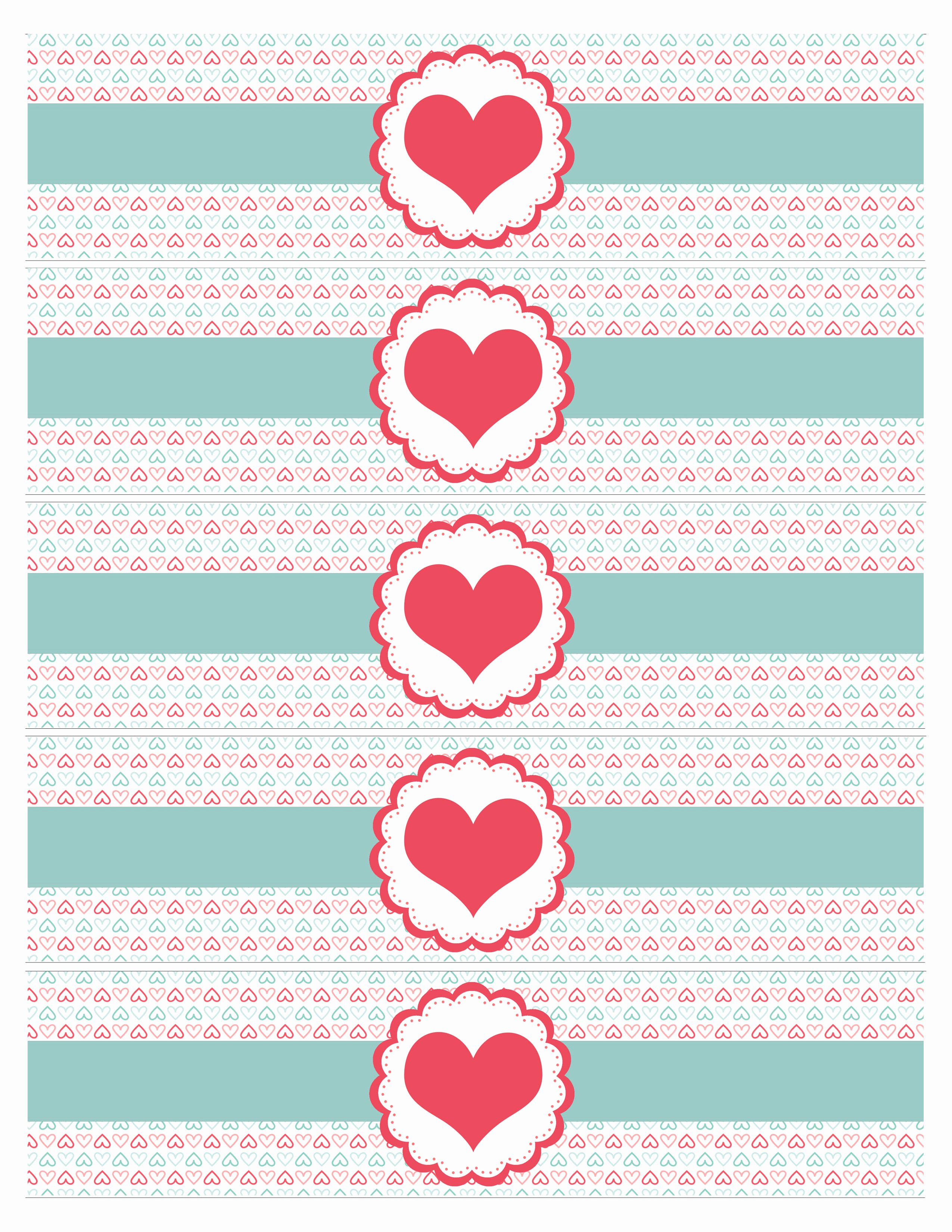 Free Water Bottle Labels Unique Valentine S Day Party Free Printables How to Nest for Less™