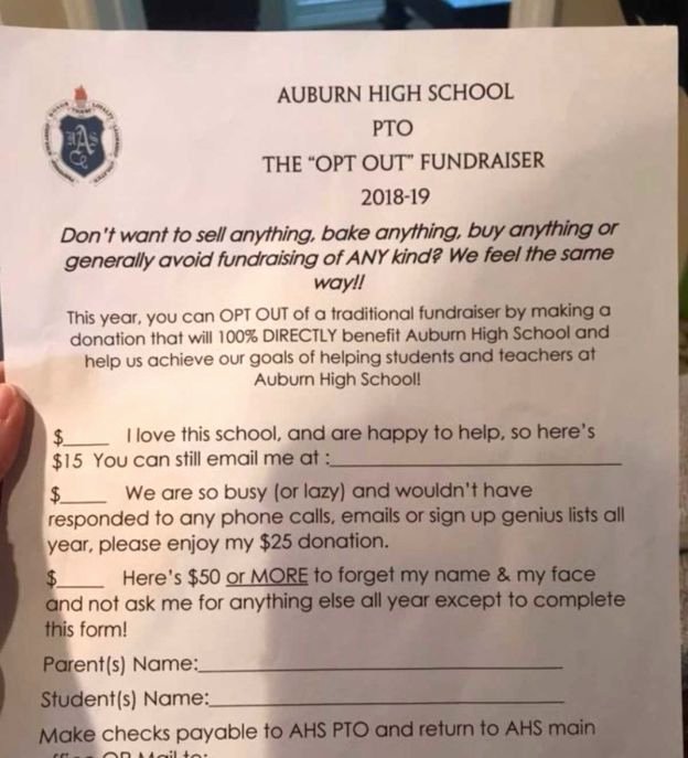 Fundraising Letter to Parents Best Of the Clever Way E High School is Letting Parents “opt Out” Of Fundraising for the Year