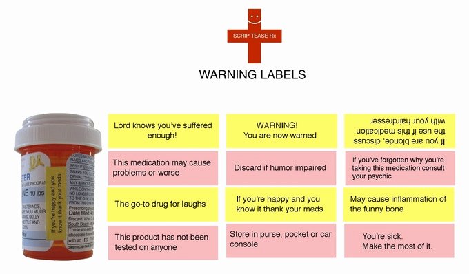 Funny Pill Bottle Labels Beautiful Funny Personalized Fake Prescriptions for Modern Life by Marilyn Stern and Sandra Myres