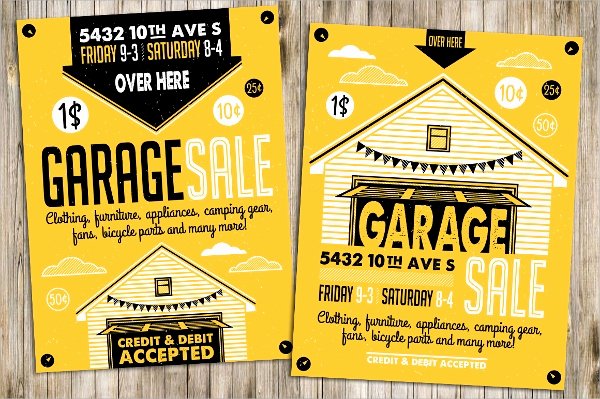 Garage Sale Flyer Template Free Beautiful 27 Yard Sale Flyer Templates Psd Eps format Download