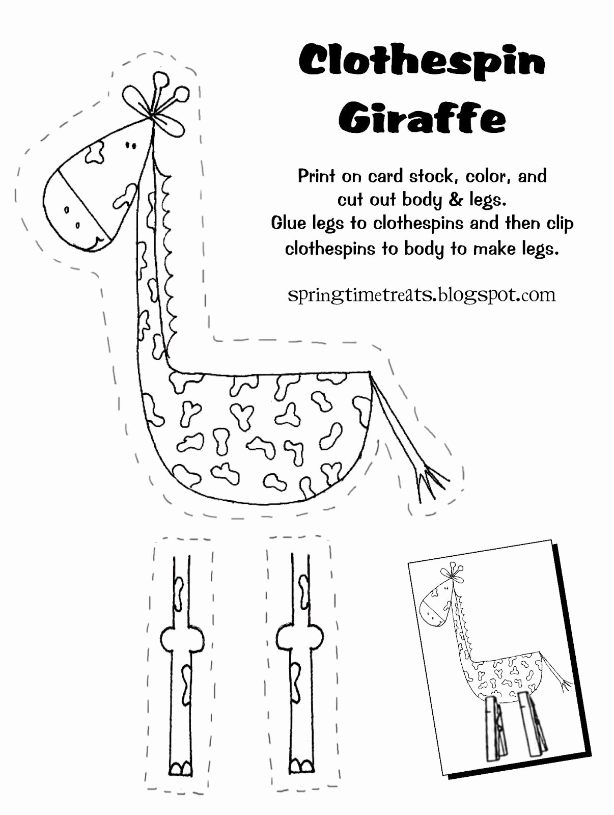 Giraffe Cut Out Template Fresh G is for Giraffe Clothespin Giraffe Free Printable Zoo Pinterest