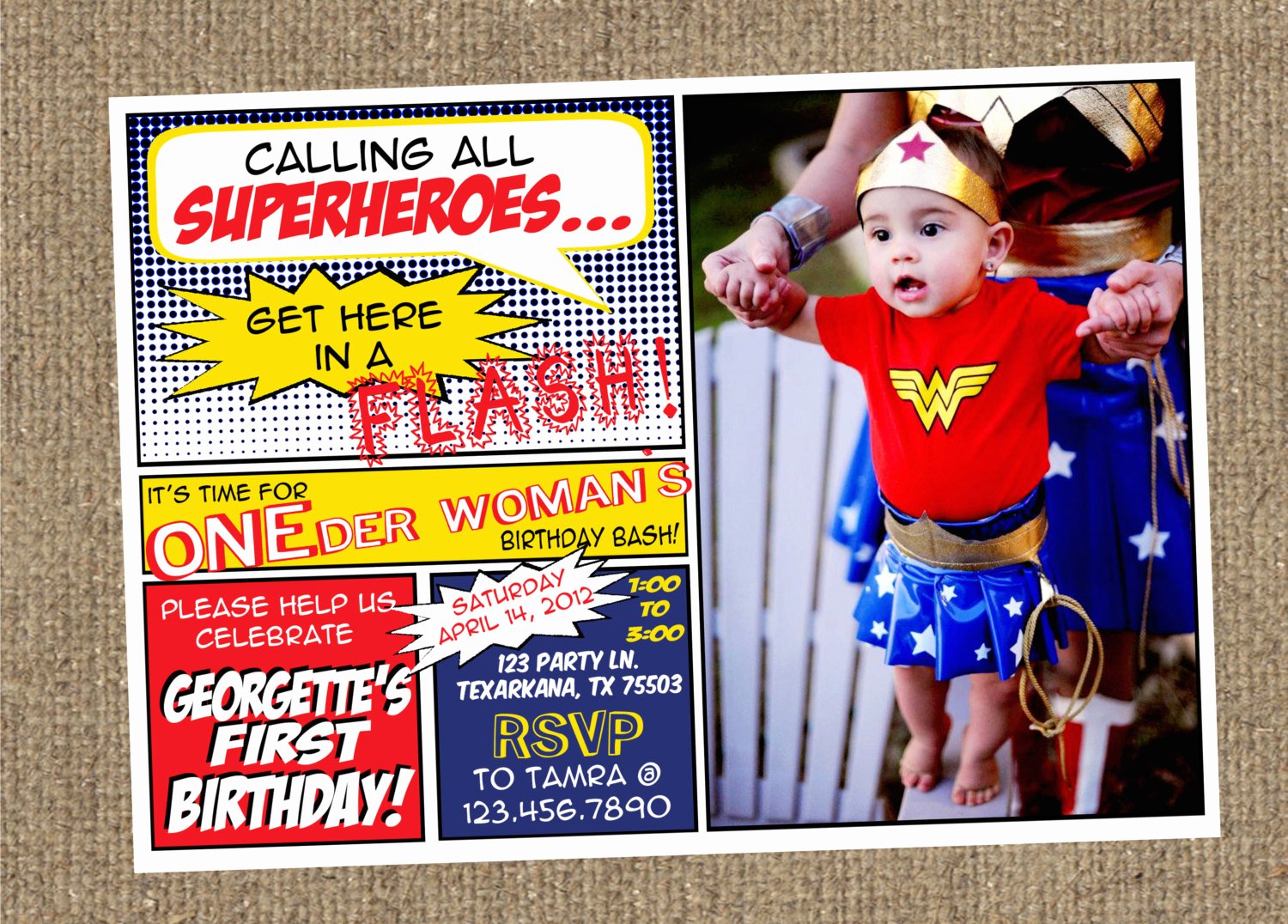 Girl Superhero Birthday Invitations Inspirational Item Details