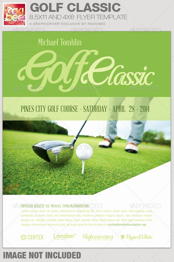 Golf Flyer Template Free Elegant Golf Classic event Flyer Template