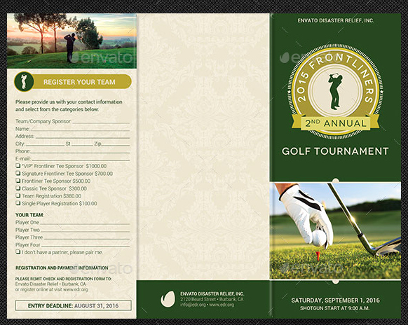 Golf tournament Brochure Template Elegant 10 Popular Free and Premium Golf Brochure Templates &amp; Designs to Download