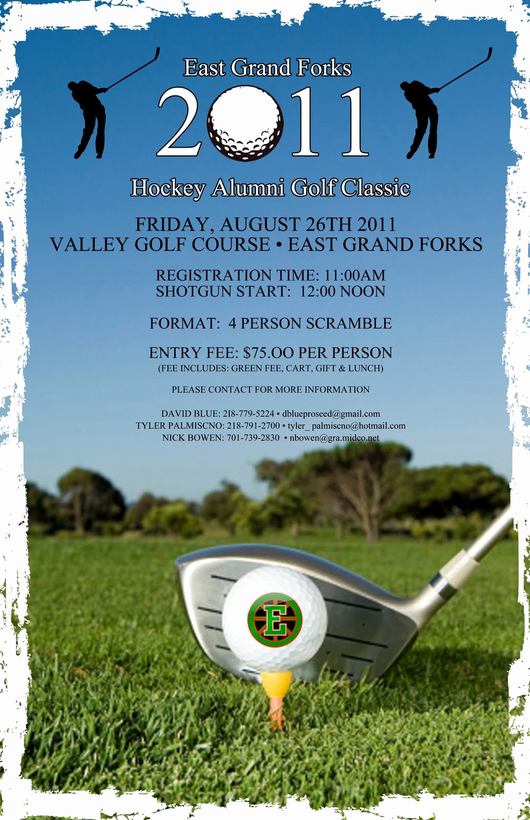 Golf tournament Flyers Template Best Of East Grand forks Greenwave Hockey Golf tournament