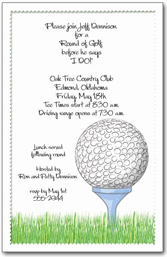 Golf tournament Invitation Template Free Luxury Golf Invitation Golf Ball &amp; Tee Invitations Golf Outing Invitations Golfing