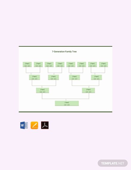 Google Docs Family Tree Beautiful Free Four Generation Family Tree Template Download 58 Family Trees In Word Excel Apple Pages