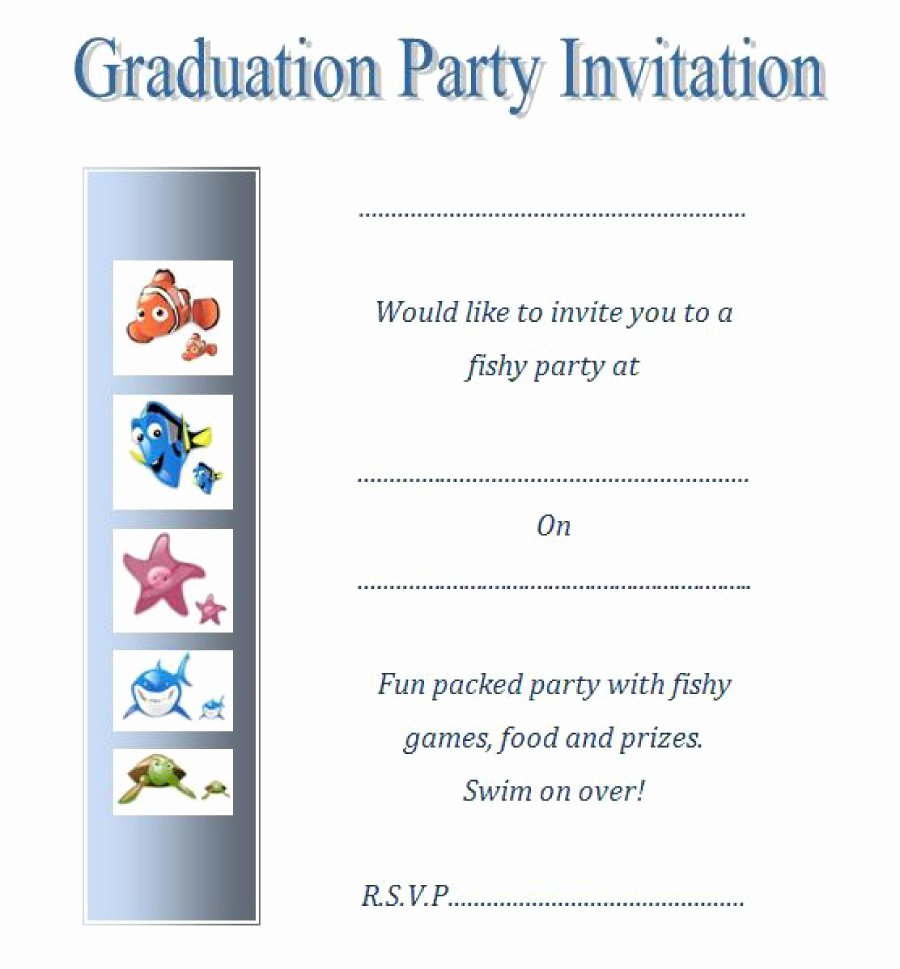 Graduation Invitation Templates Free Download Lovely 40 Free Graduation Invitation Templates Template Lab