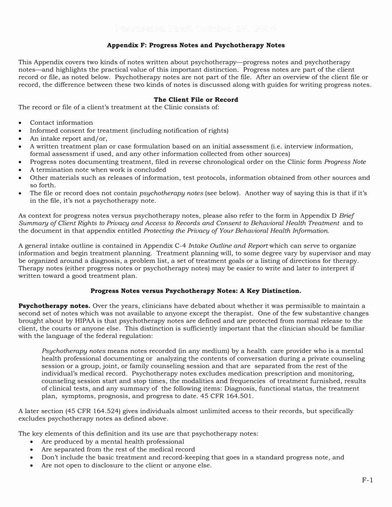 Group therapy Note Template Beautiful 8 Psychotherapy Note Templates for Good Record Keeping Pdf