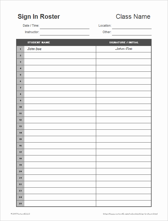 Guest Sign In Sheet Awesome Printable Sign In Sheet