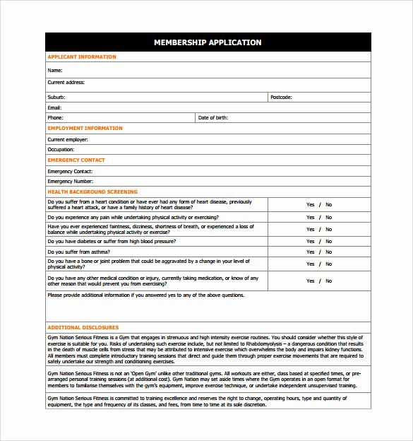 Gym Membership Contract Template Beautiful 11 Gym Contract Templates Pages Word Docs