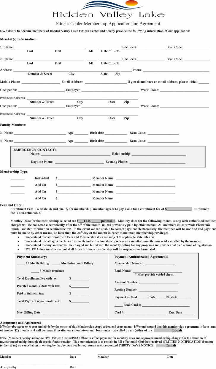 Gym Membership Contract Template Beautiful 14 Gym Contract Template Free Download