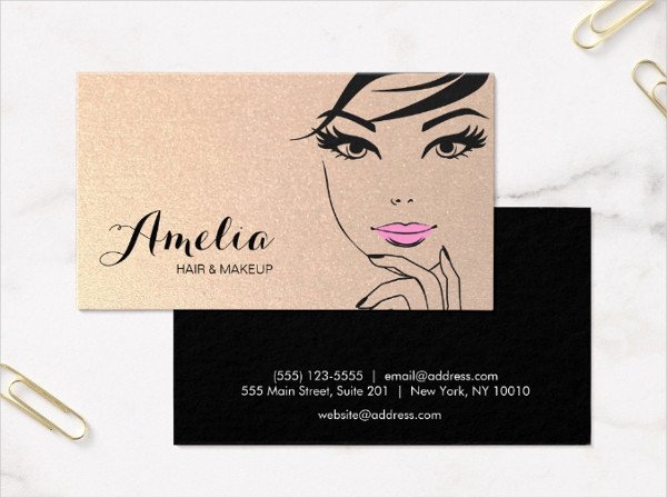 Hair and Makeup Business Cards Awesome Hair and Makeup Business Cards