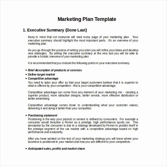 financial adviser marketing plan