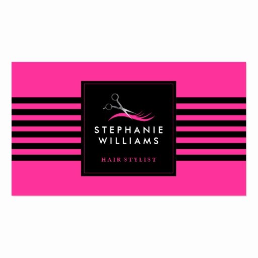 Hair Stylist Business Card Awesome Customizable Hair Stylist Business Card Template