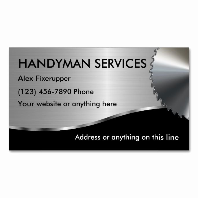 Handy Man Business Cards Elegant 1978 Best Images About Handyman Business Cards On
