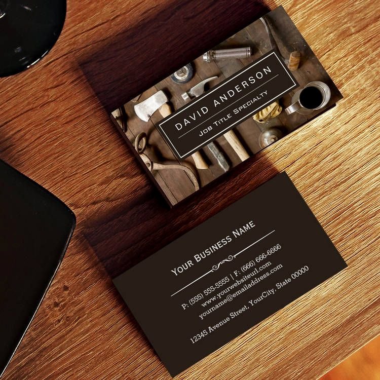 Handyman Business Cards Templates Free Best Of Vintage Rustic tools Carpenter Handyman Woodworker Business Card