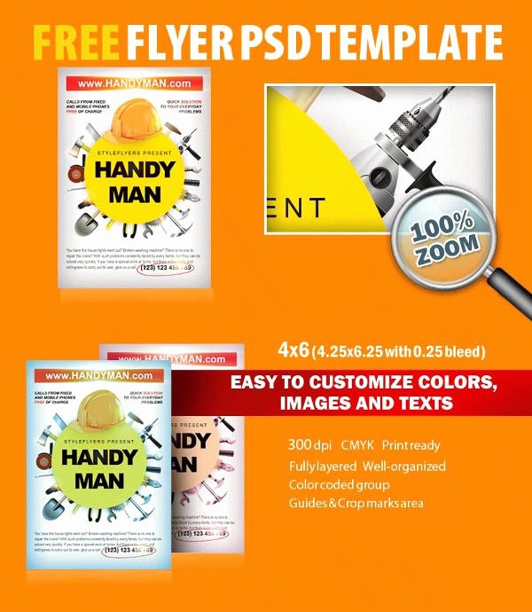 Handyman Flyer Templates Free Download Awesome 13 Beautiful Plumber Flyers Word Psd Ai