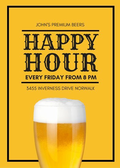 Happy Hour Flyer Templates Free Best Of Customize 171 Happy Hour Flyer Templates Online Canva