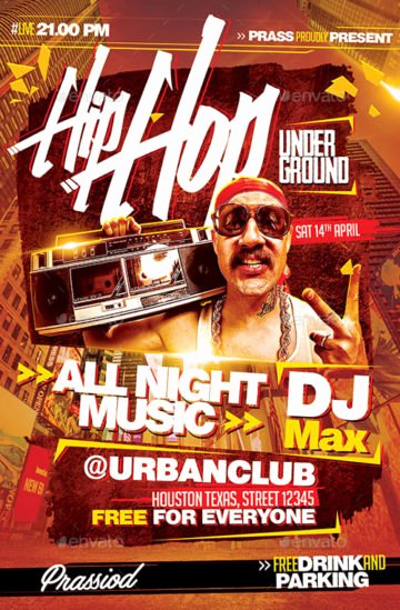 Hip Hop Flyer Templates Beautiful Download the Best Hip Hop Flyer Templates for Shop
