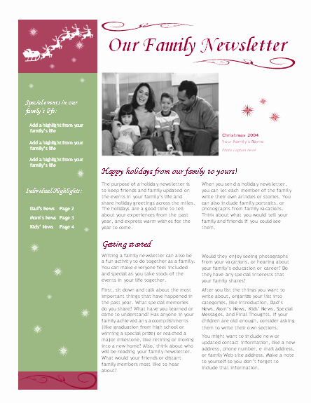 Holiday Newsletter Templates Free Luxury Winter Holiday event Flyer