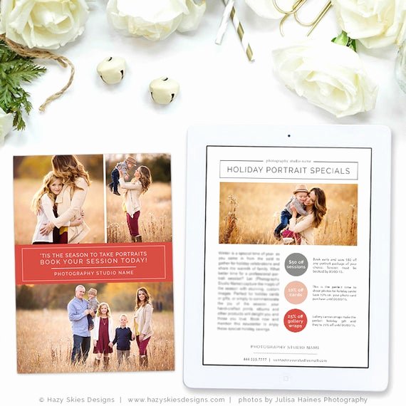 Holiday Newsletter Templates Free New Items Similar to Holiday Newsletter Template for Graphers Christmas Graphy Marketing