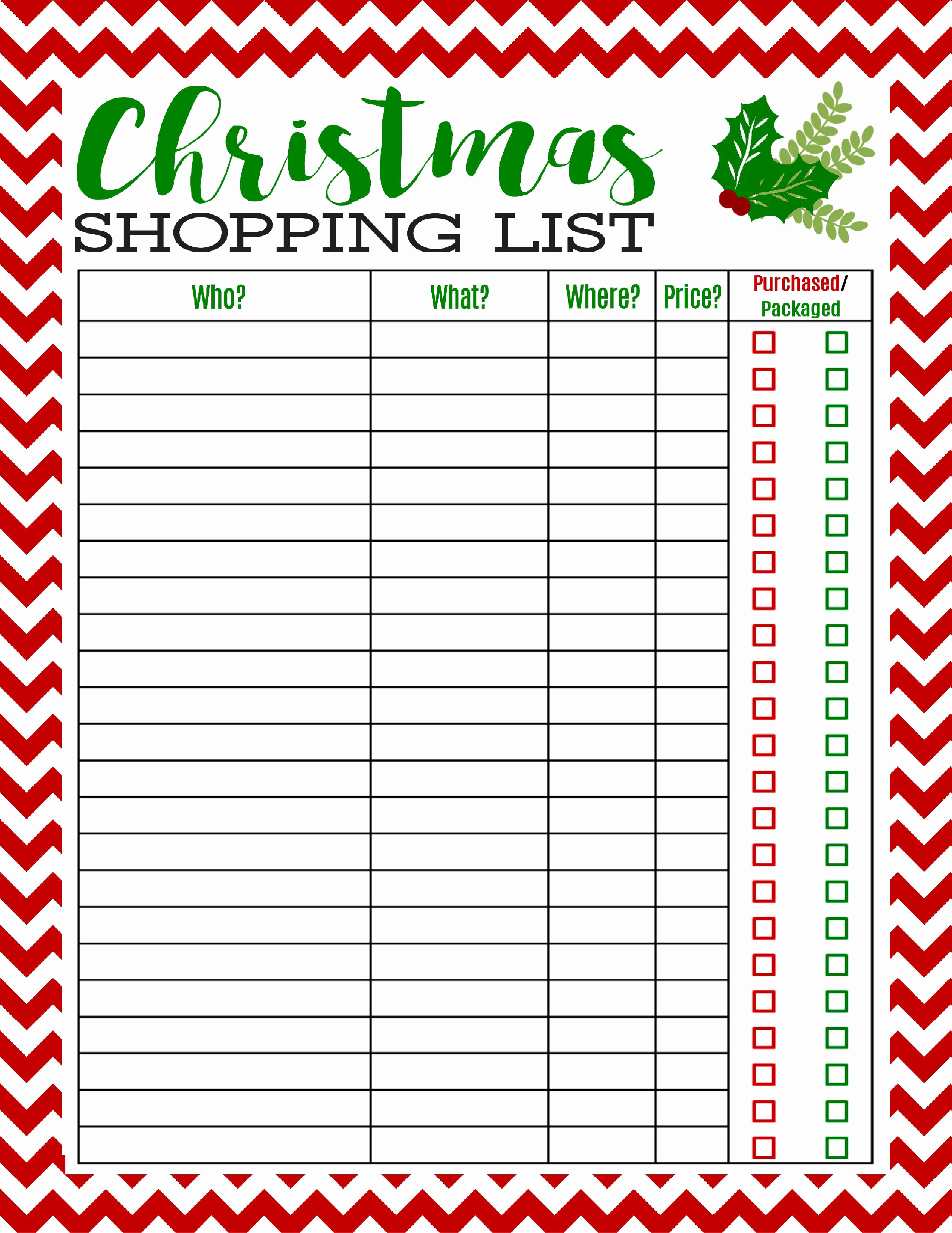 Holiday Wish List Template Beautiful Freebie Printable Christmas Shopping List Mom 4 Real