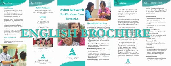 Home Health Care Brochures Elegant asian Network Pacific Home Care Bilingual Brochures
