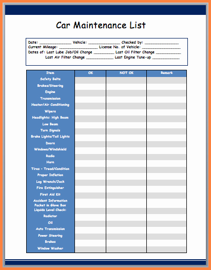 Home Maintenance Schedule Spreadsheet Beautiful 2 Car Maintenance Checklist Spreadsheet